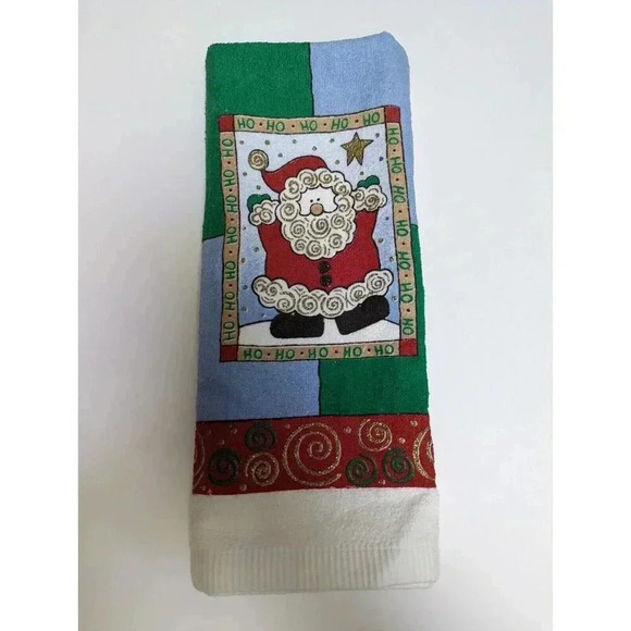 (4) Vintage Christmas Kitchen Hand Towels Set of 4‎ Holiday Seasonal Cloth Lot - Picture 1 of 15